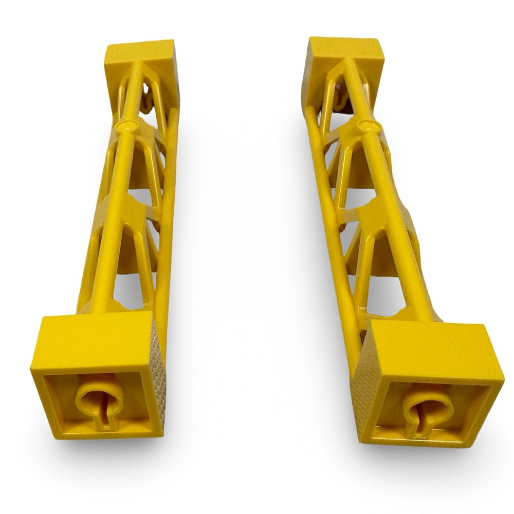 LEGO 95347 Yellow Support Girder Triangular Truss Crane Arm 2x16 Lot of‎ 2